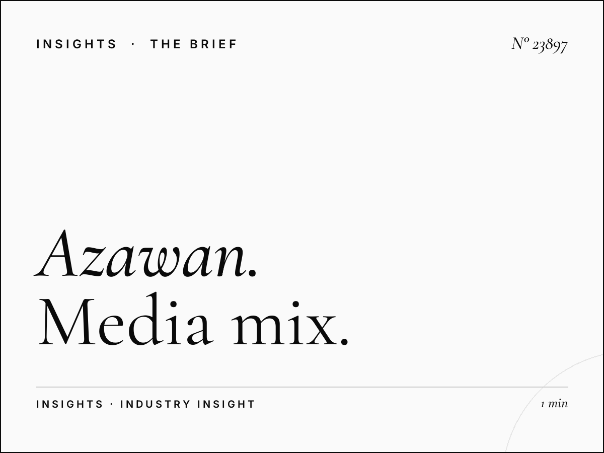 Azawan 93.5 FM: Media Mix Strategy with Other Channels