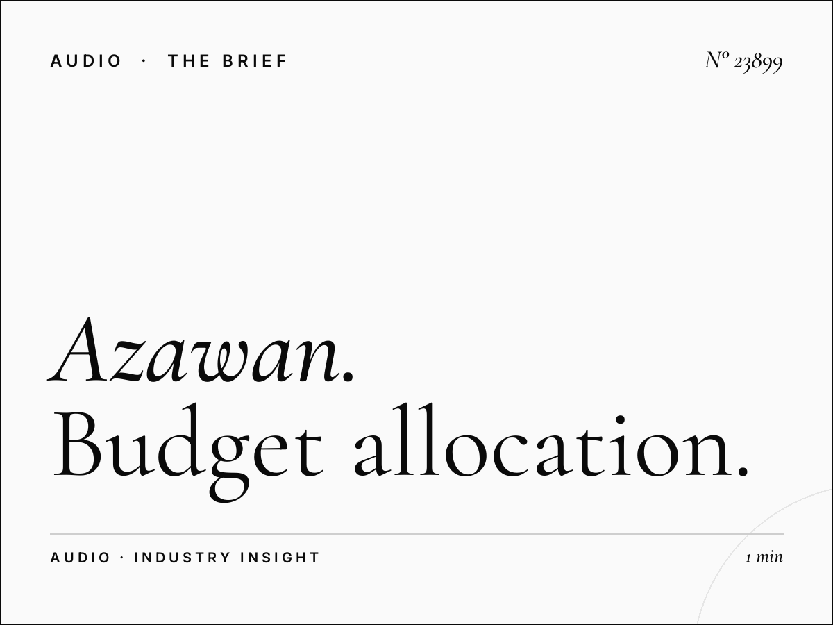 Azawan 93.5 FM: Budget Allocation for Radio Campaigns