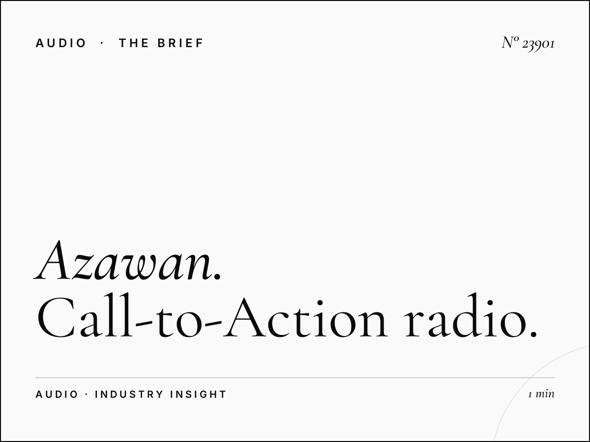 Azawan 93.5 FM: Call-to-Action Radio Advertising Strategy