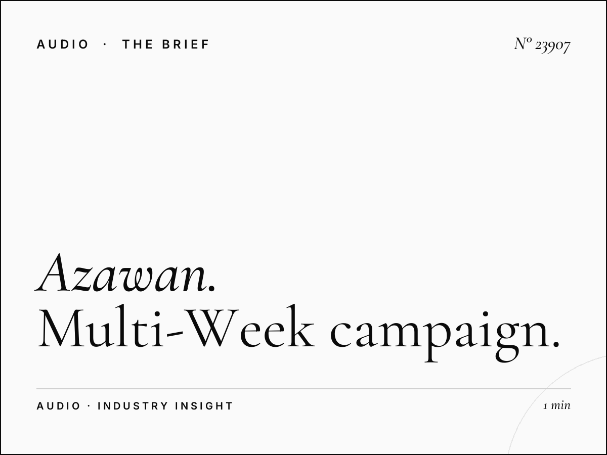 Azawan 93.5 FM: Multi-Week Campaign Radio Advertising Strategy