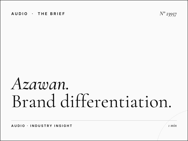 Azawan 93.5 FM: Brand Differentiation Radio Advertising