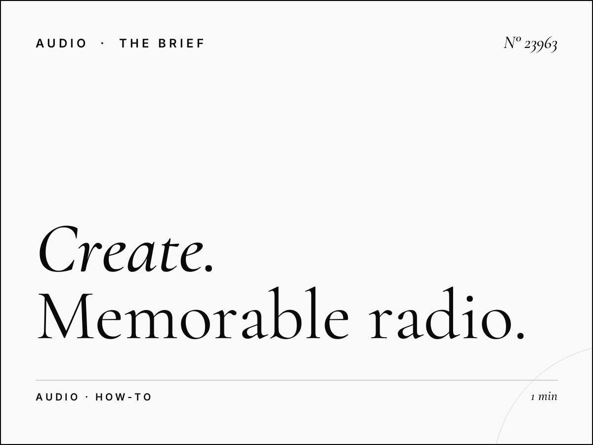How to Create a Memorable Radio Ad for 987 FM Singapore