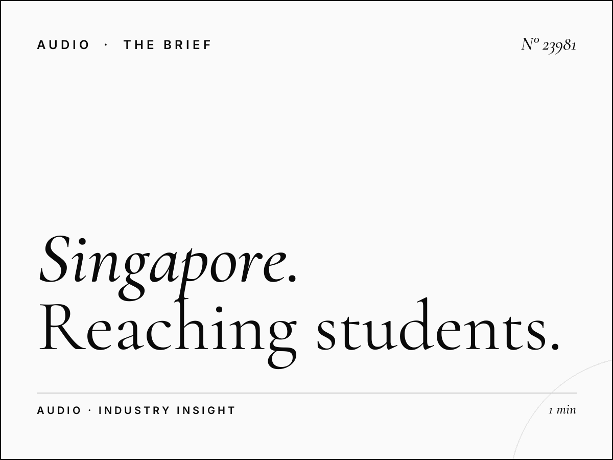 987 FM Singapore for Education Brands: Reaching Students and Parents