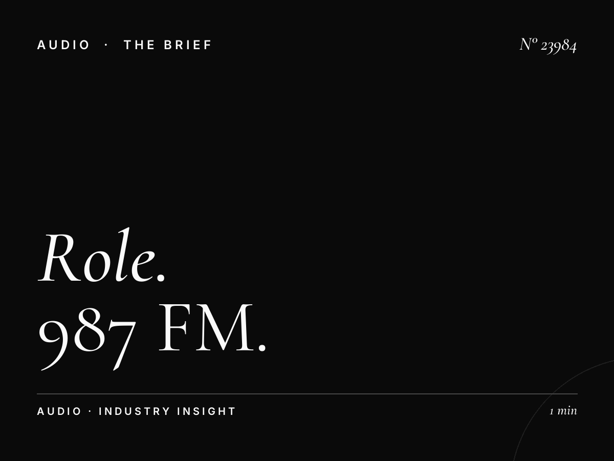 The Role of 987 FM Singapore in a National Media Campaign