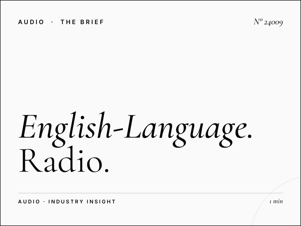 Why English-Language Radio in Singapore Still Commands Premium Rates