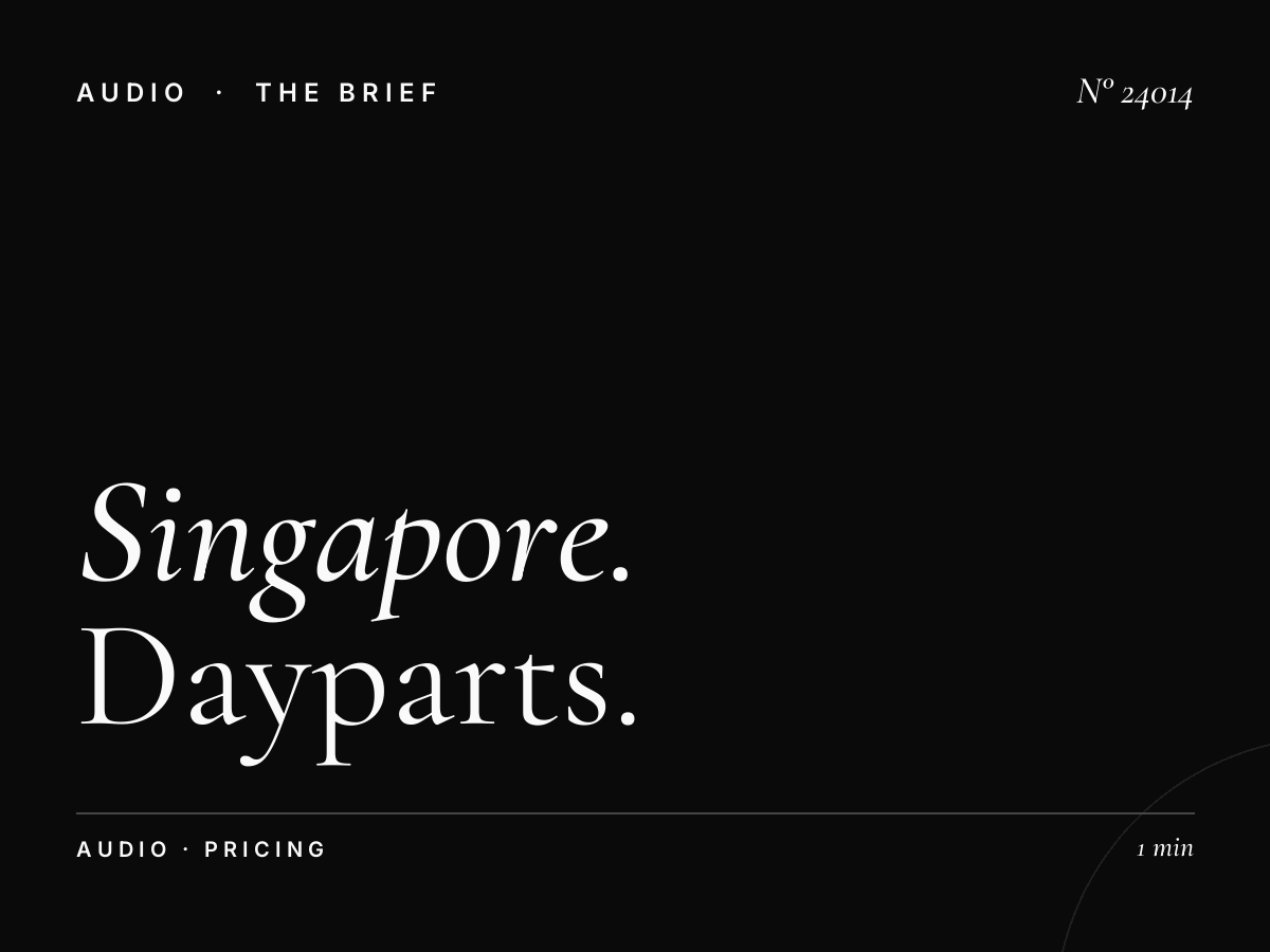 987 FM Singapore Rate Card Explained: Dayparts and Pricing
