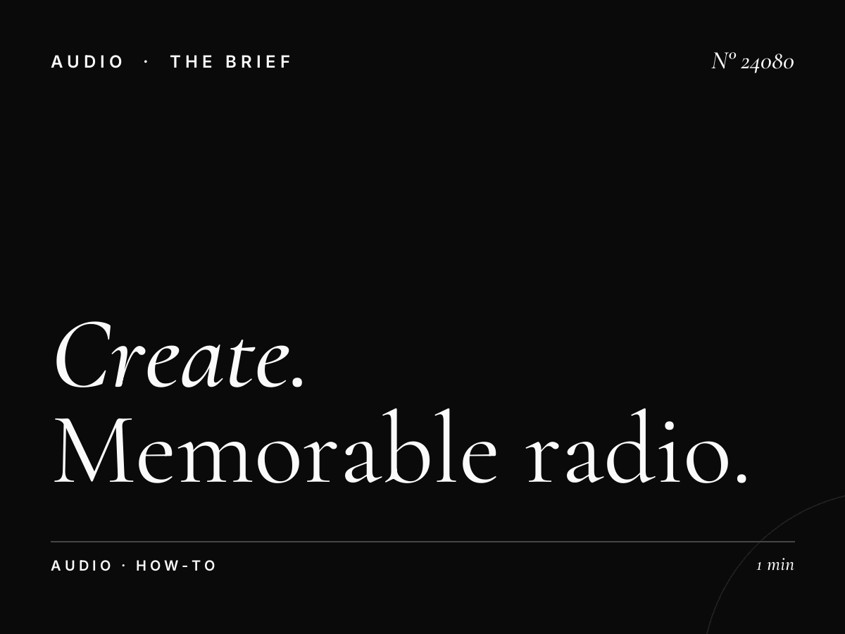 How to Create a Memorable Radio Ad for Capital 958 FM Singapore