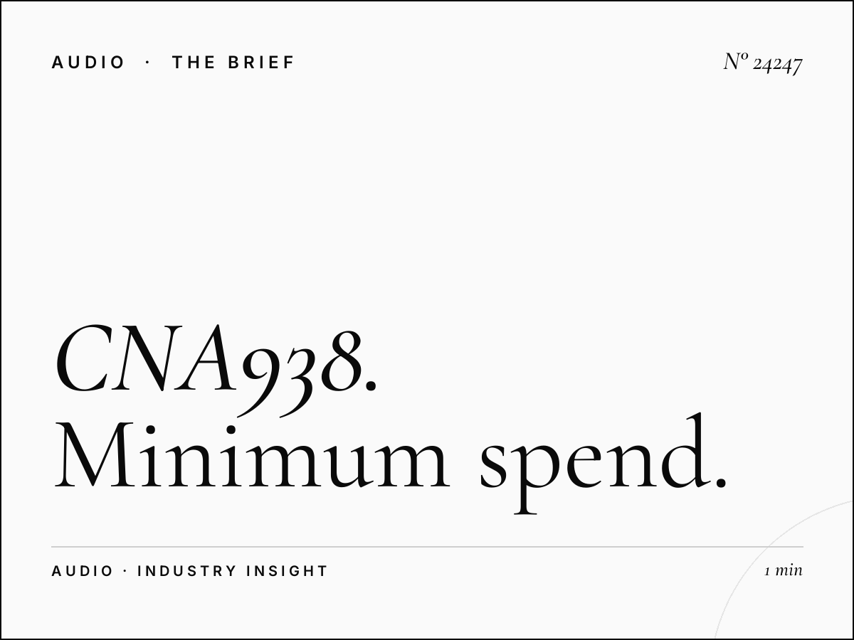 CNA938 93.8 FM Singapore Advertising: Minimum Spend and Package Options