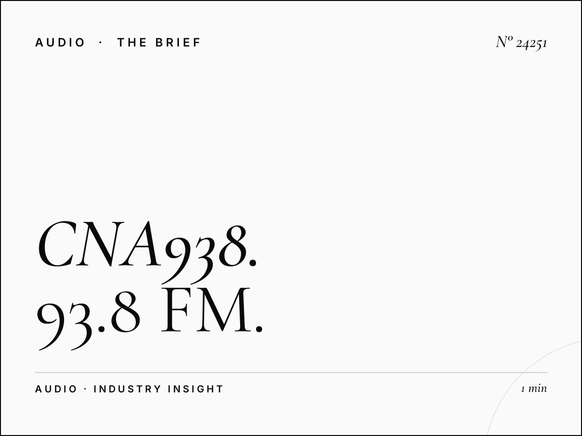 How CNA938 93.8 FM Singapore Fits Into a Multi-Channel Media Plan