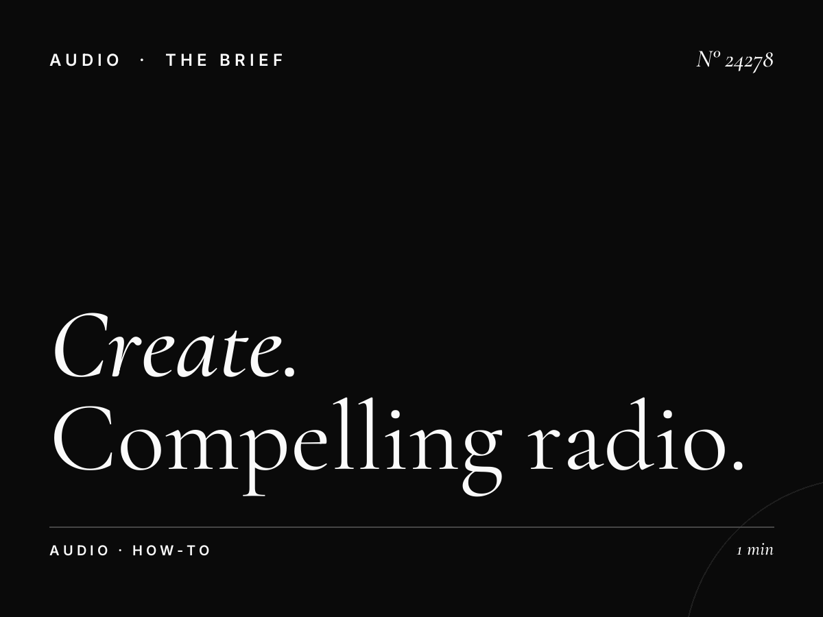 How to Create a Compelling Radio Ad for CNA938 93.8 FM Singapore