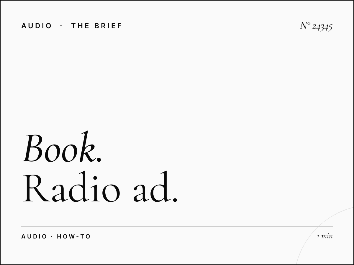 How to Book a Radio Ad on Gold 90.5 FM Singapore