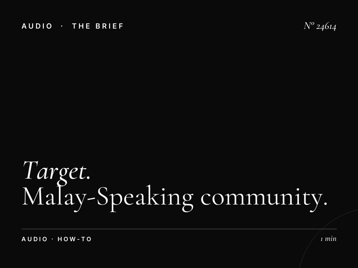 How to Target the Malay-Speaking Community Through Ria 89.7 FM Singapore