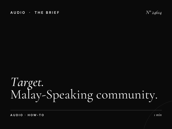 How to Target the Malay-Speaking Community Through Ria 89.7 FM Singapore