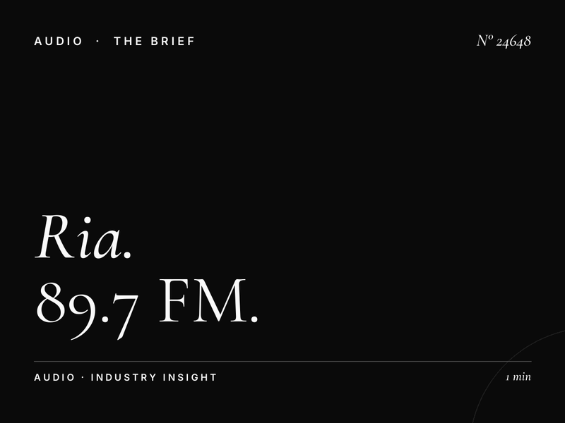 Ria 89.7 FM Singapore for Financial Services Brands