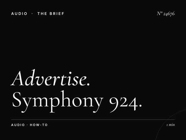 How to Advertise on Symphony 924 FM Singapore