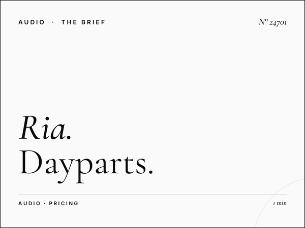 Ria 89.7 FM Singapore Rate Card Explained: Dayparts and Pricing