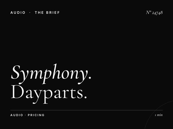 Symphony 924 FM Singapore Rate Card Explained: Dayparts and Pricing