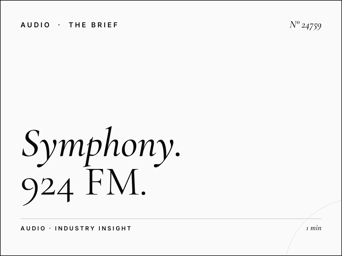 How Symphony 924 FM Singapore Supports Premium Brand Storytelling