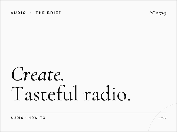 How to Create a Tasteful Radio Ad for Symphony 924 FM Singapore