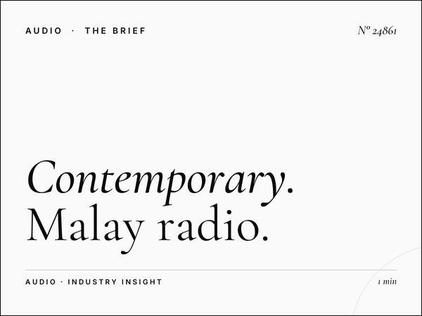 Why Contemporary Malay Radio in Singapore Commands Unique Advertising Value