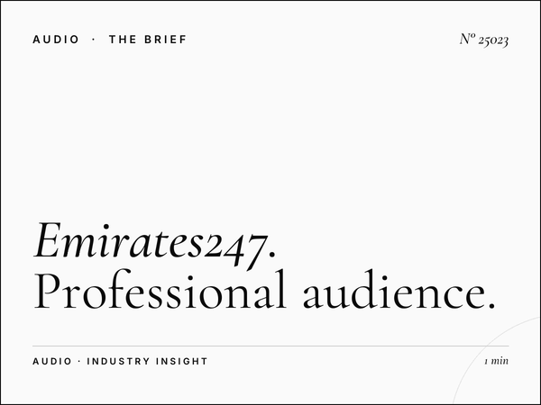 Emirates247 Radio: Professional Audience Radio Marketing