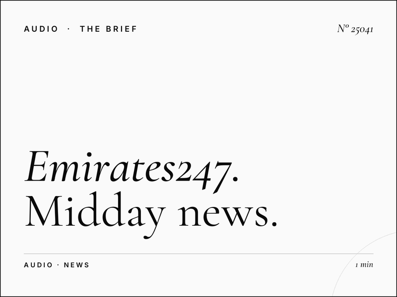 Emirates247 Radio: Midday News Advertising Slots