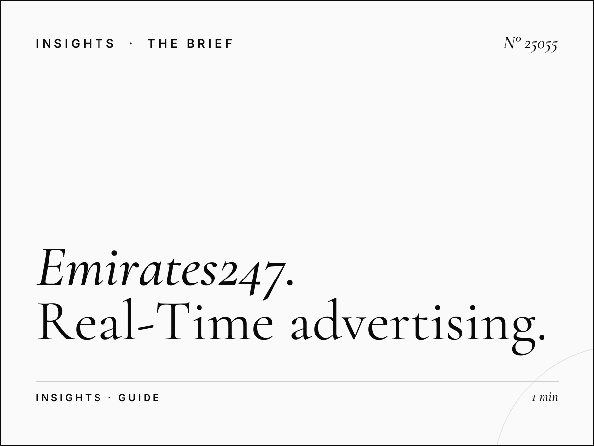 Emirates247: Real-Time Advertising Opportunities Guide