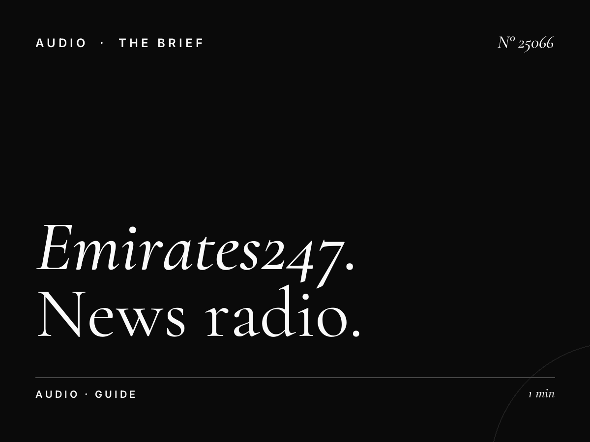 Emirates247: News Radio Audience Demographics Guide