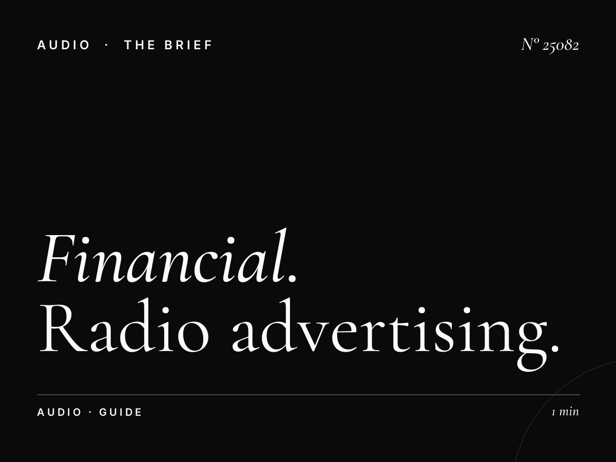 Financial Services Emirates247: Radio Advertising Guide