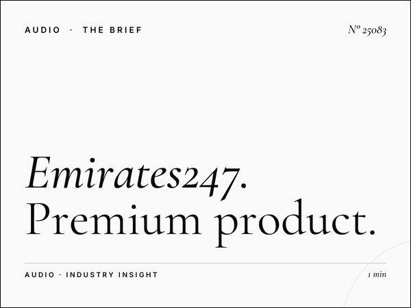Emirates247 Radio: Premium Product Advertising