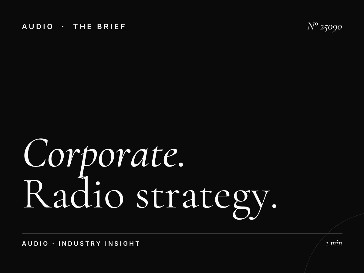 Corporate Advertising Emirates247: Radio Strategy