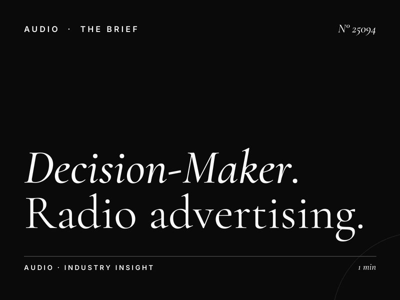 Decision-Maker Targeting Emirates247: Radio Advertising