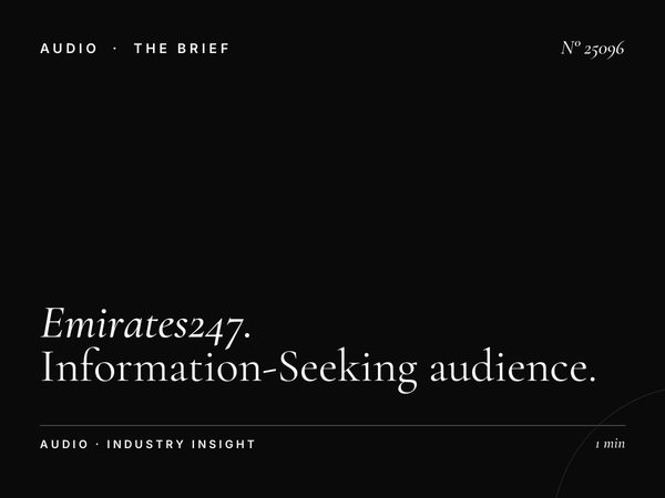 Emirates247 Radio: Information-Seeking Audience
