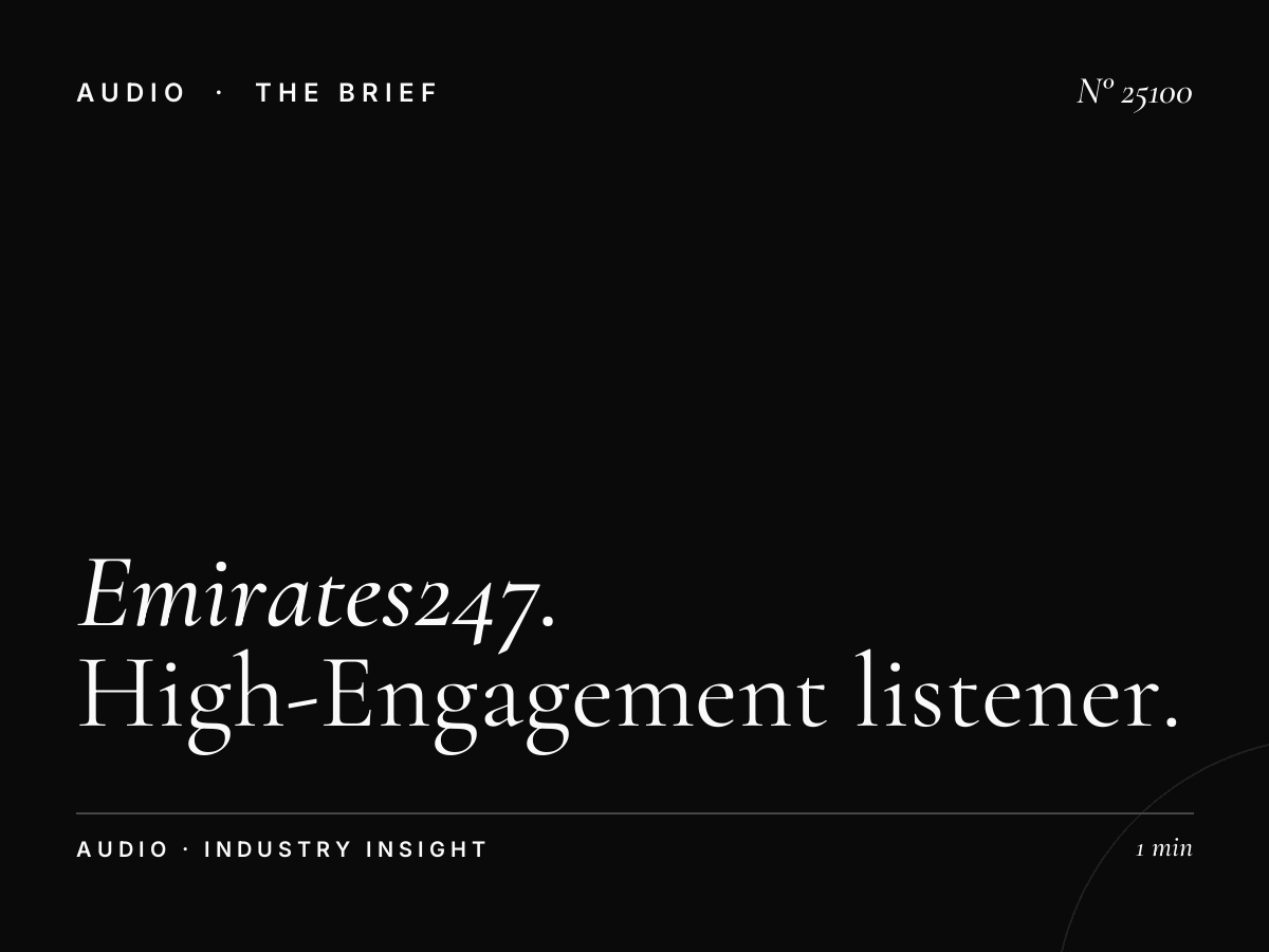 Emirates247 Radio: High-Engagement Listener Targeting