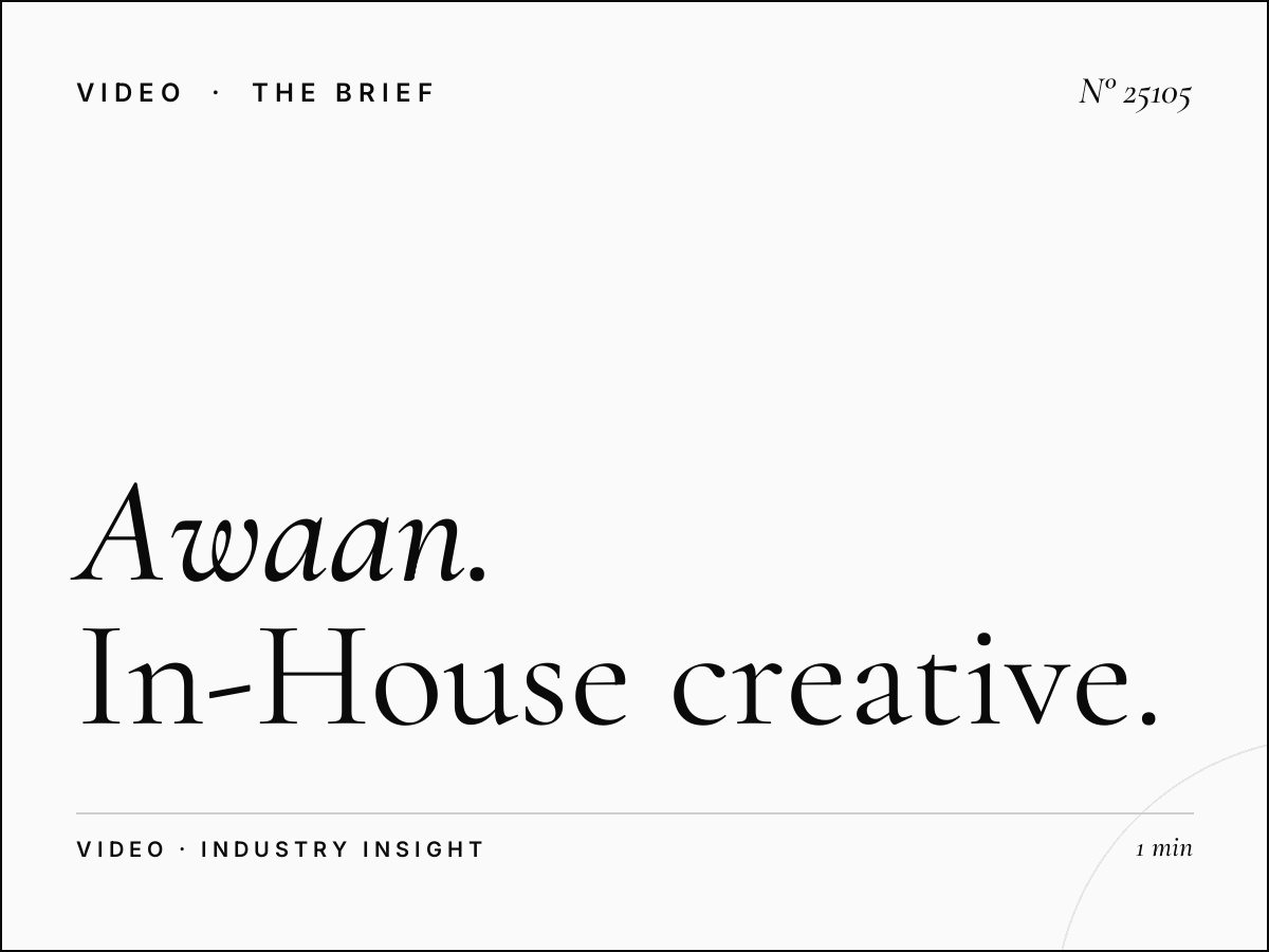 Awaan TV Commercial Production: In-House Creative Services