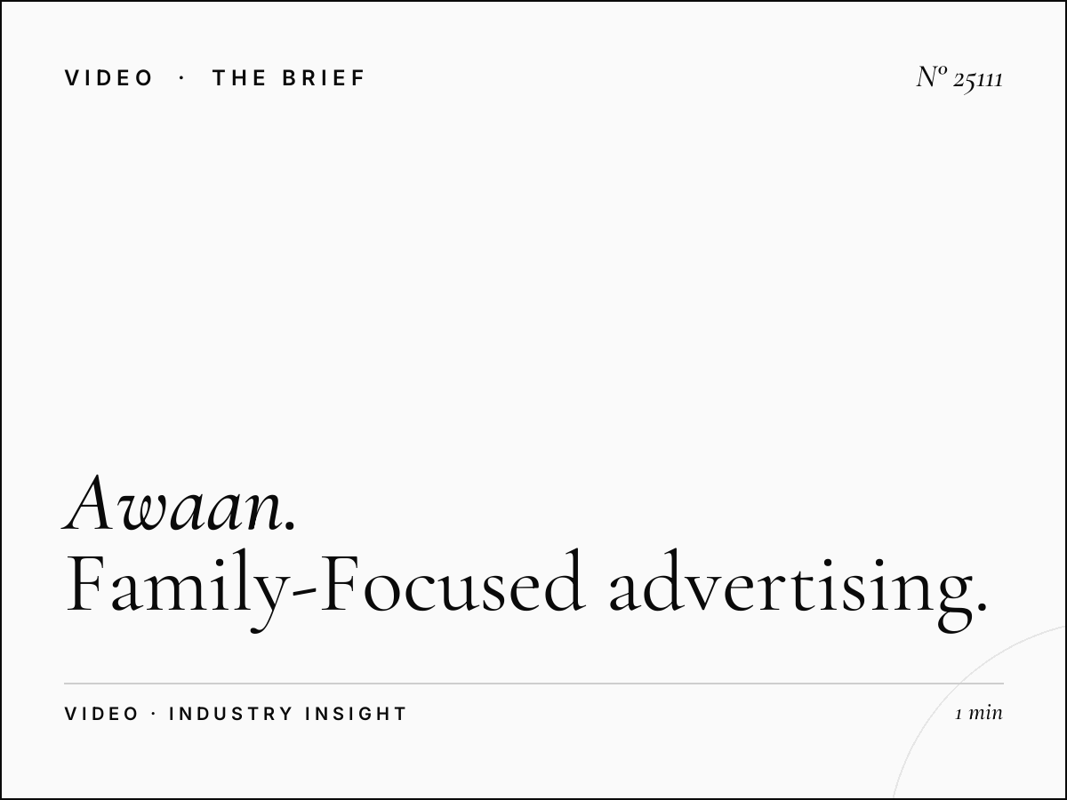 Awaan TV Weekend Programming: Family-Focused Advertising
