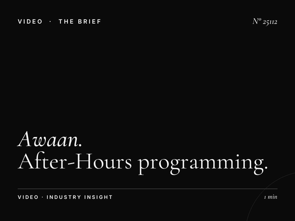 Awaan TV Late Night: After-Hours Programming Ads