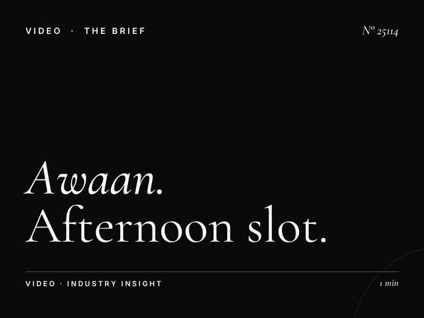 Awaan TV Daytime Programming: Afternoon Slot Advertising