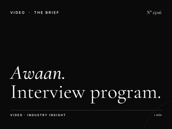 Awaan TV Talk Shows: Interview Program Advertising