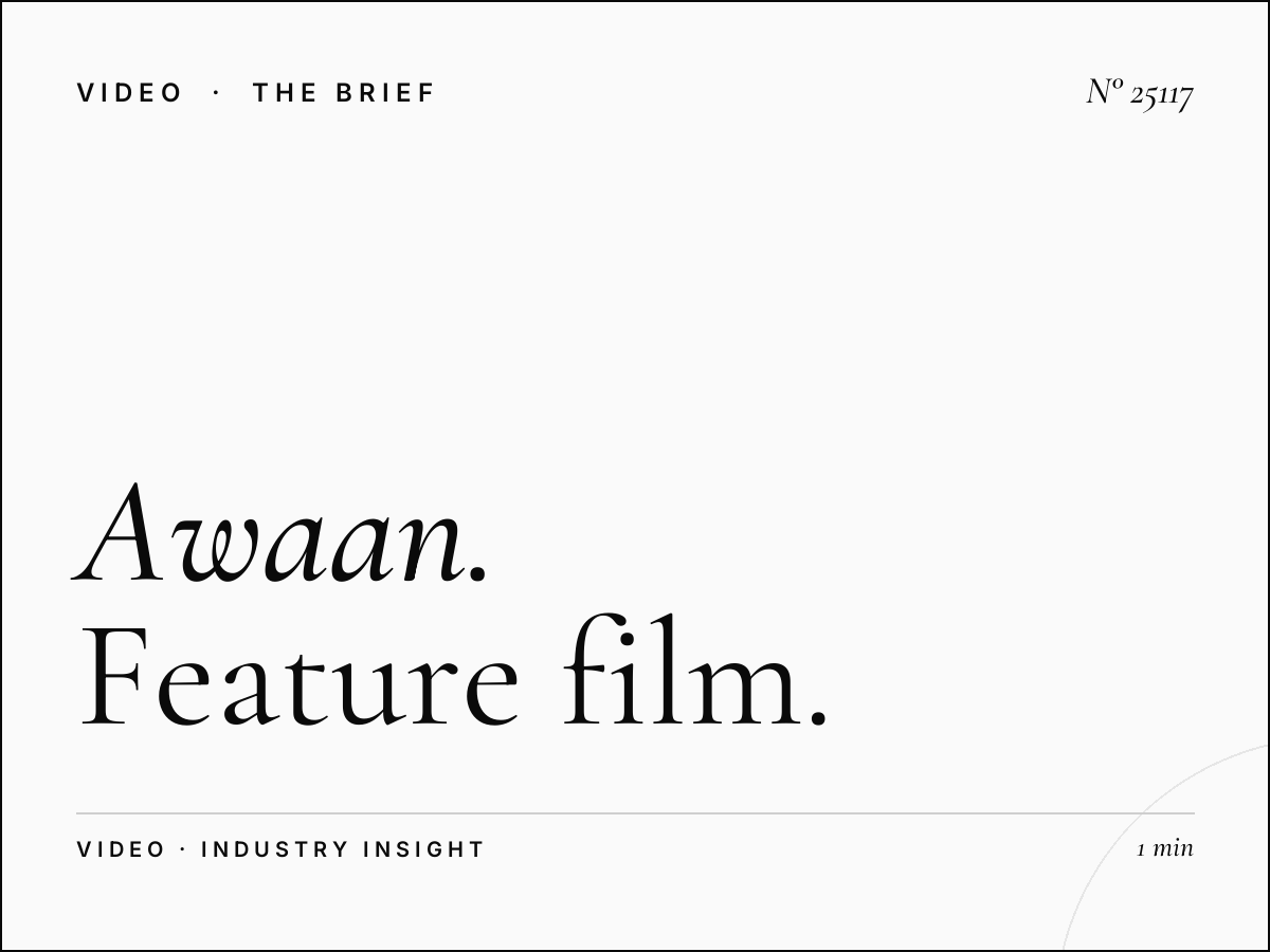 Awaan TV Movie Programming: Feature Film Ad Placement