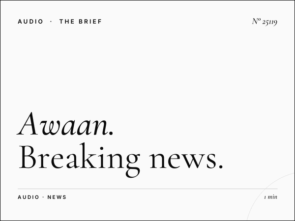 Awaan TV News Broadcasts: Breaking News Ad Opportunities