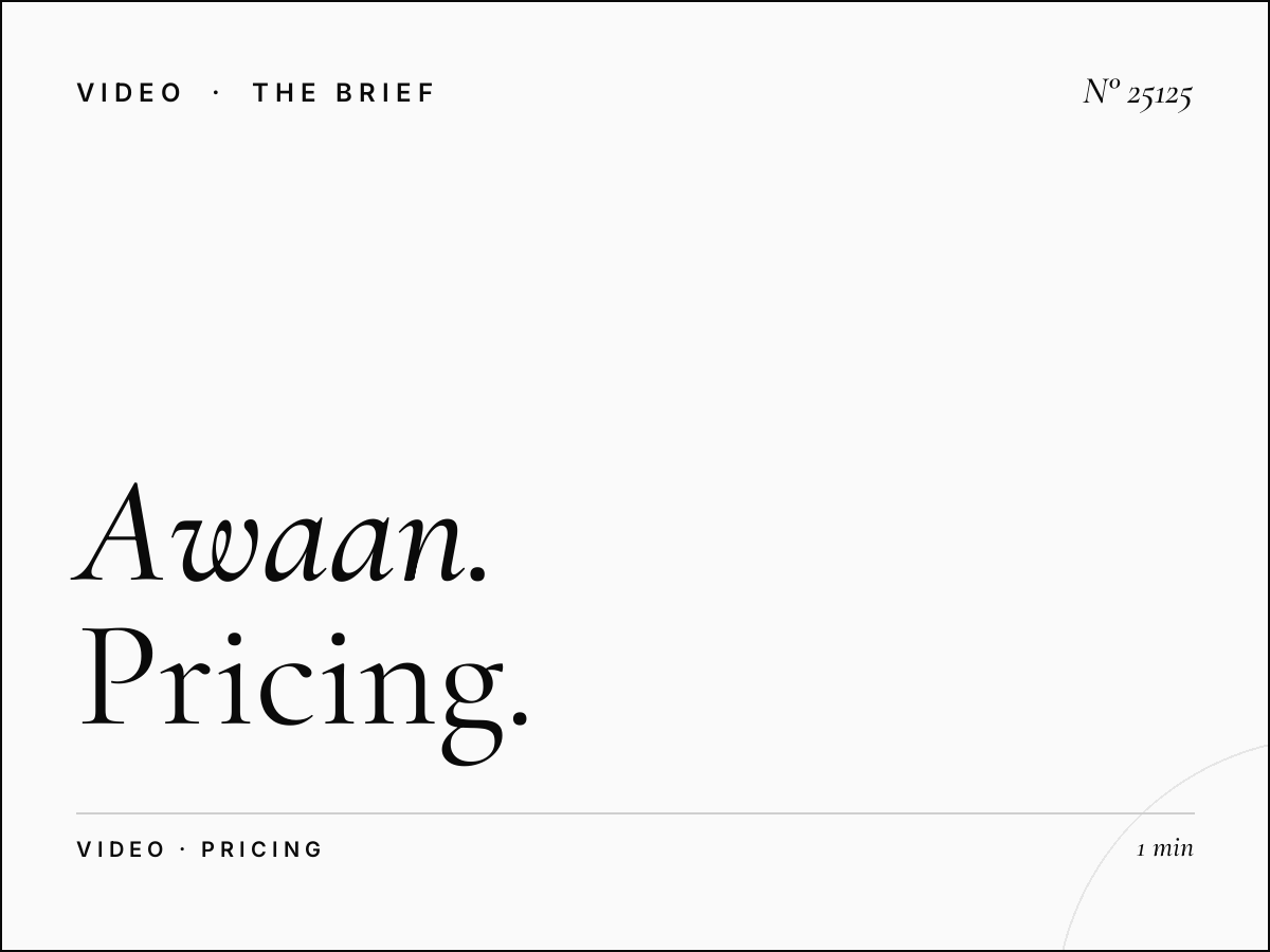 Awaan TV Commercial Spots: Pricing and Availability