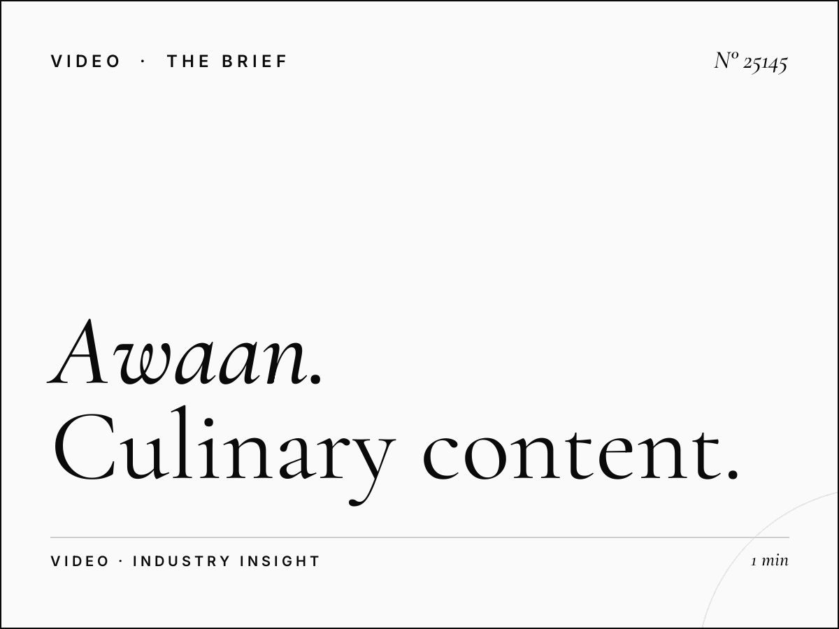 Awaan TV Cooking Programs: Culinary Content Ads