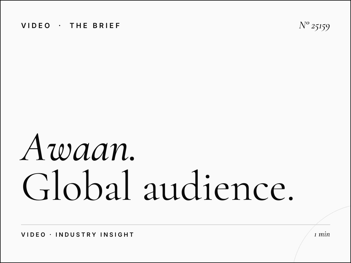 Awaan TV International Feeds: Global Audience Advertising