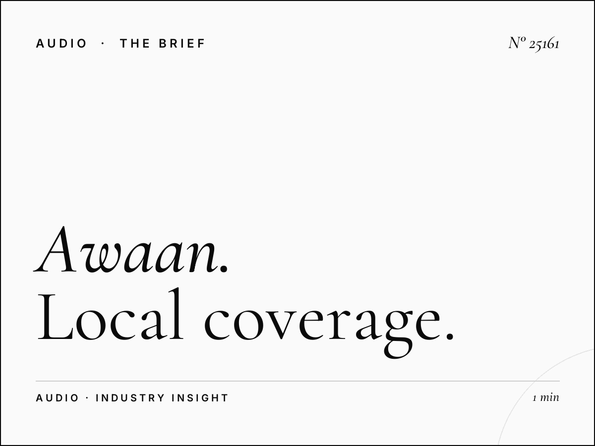 Awaan TV Regional Broadcasts: Local Coverage Advertising