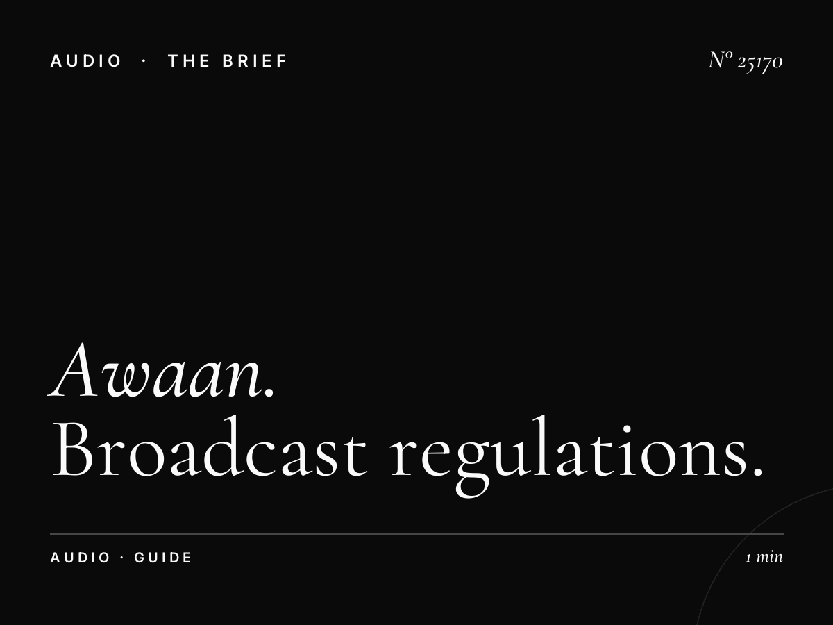 Awaan TV Advertising Compliance: Broadcast Regulations Guide
