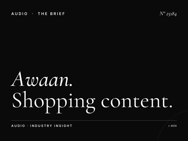 Awaan TV Retail Advertising: Shopping Content Broadcasting