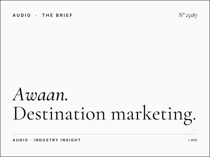 Awaan TV Tourism Promotion: Destination Marketing Broadcasting