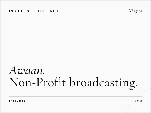 Awaan TV NGO Advertising: Non-Profit Broadcasting Guide