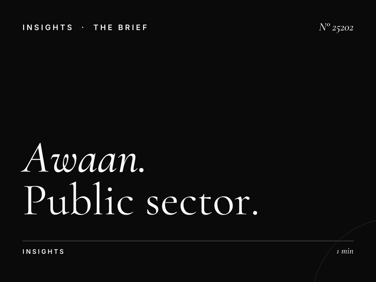 Awaan TV Government Services: Public Sector Broadcasting for Strategic Communication